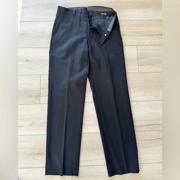 Apt. 9 | Pants | Apt 9 Mens Modern Fit Dress Pants Size 32w 34l Black |  Poshmark